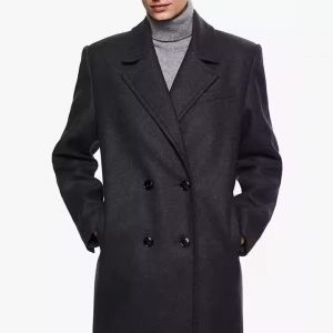 Double Breasted Men's Long Coats for Winter