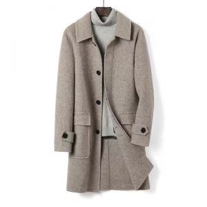 100% men's wool coat